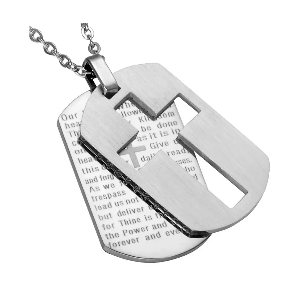 Prayer Tag Necklace