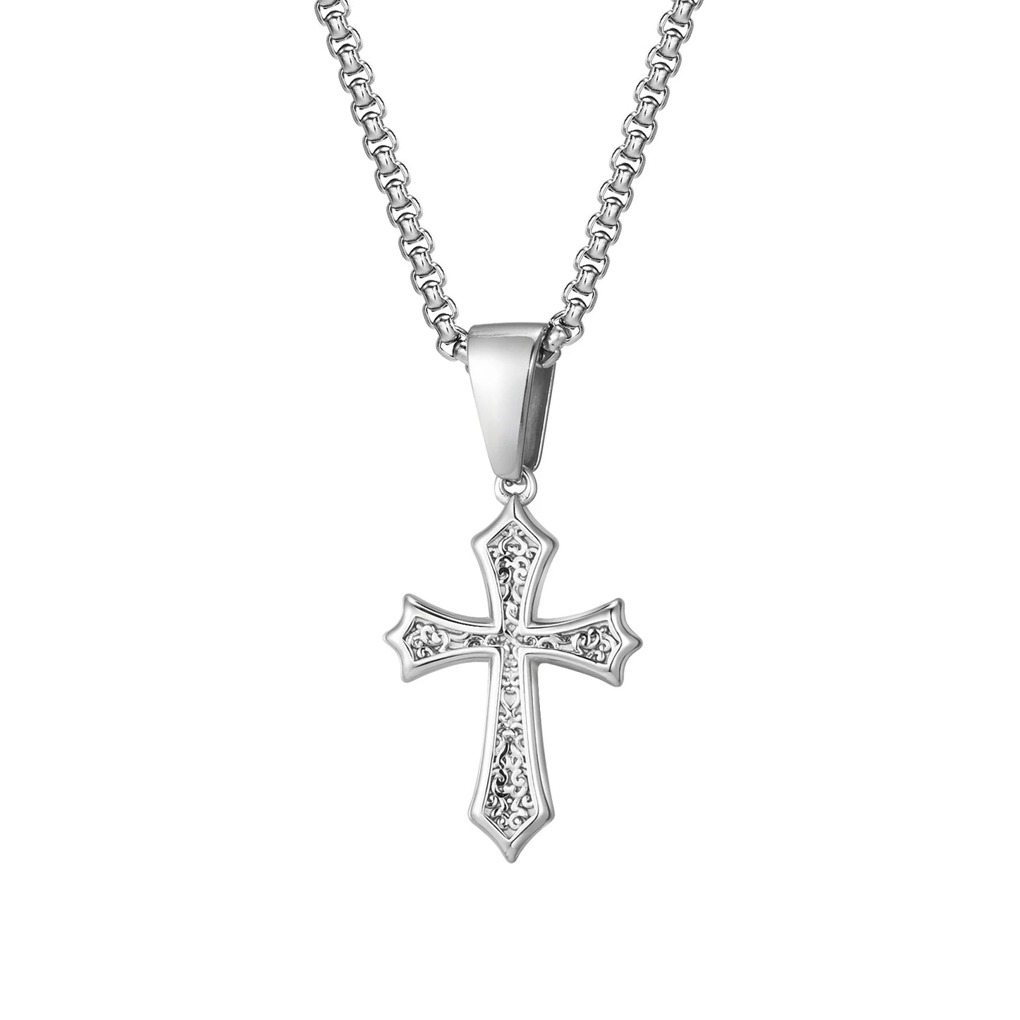 Faith Forged Cross Necklace