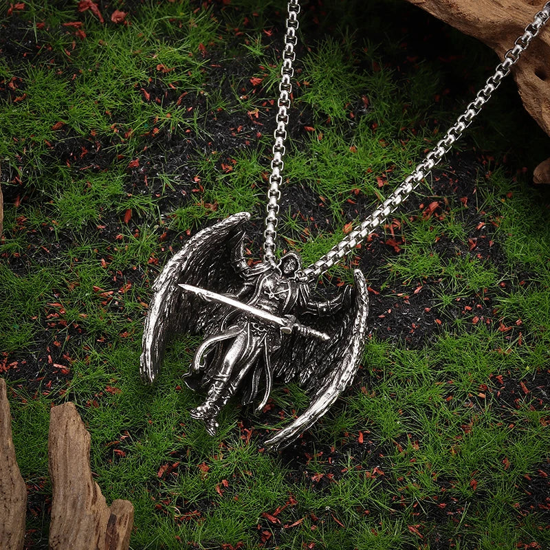 Sword & Wings Necklace