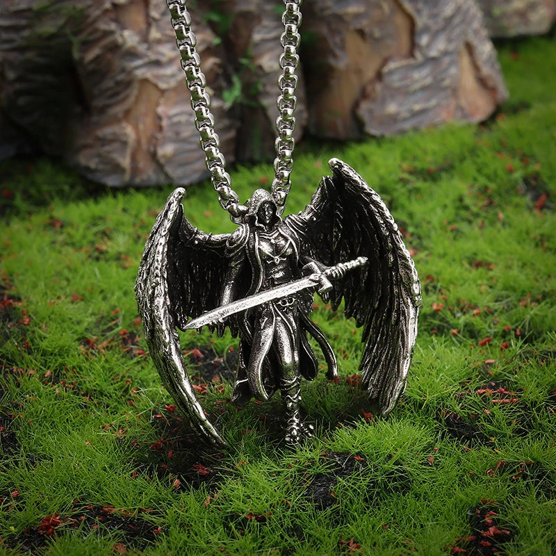 Sword & Wings Necklace