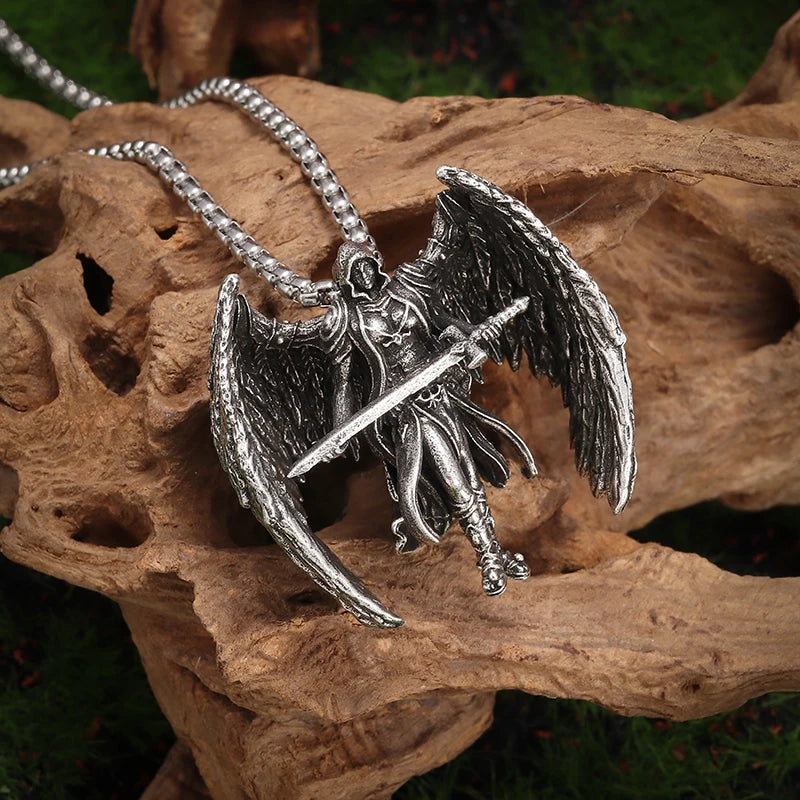 Sword & Wings Necklace
