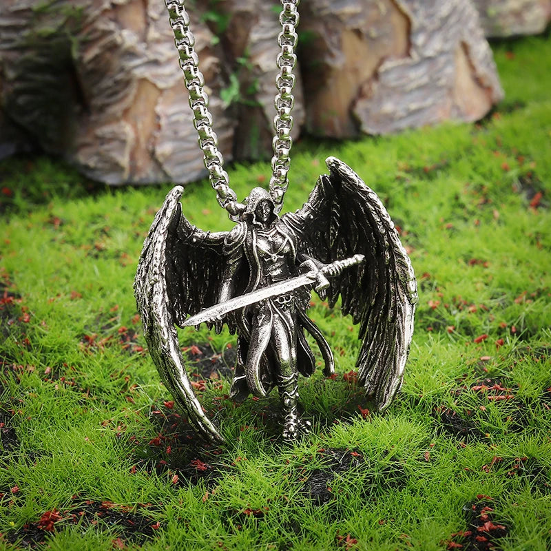 Sword & Wings Necklace