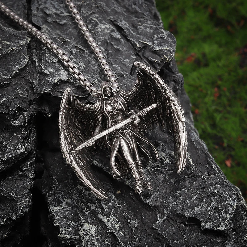 Sword & Wings Necklace