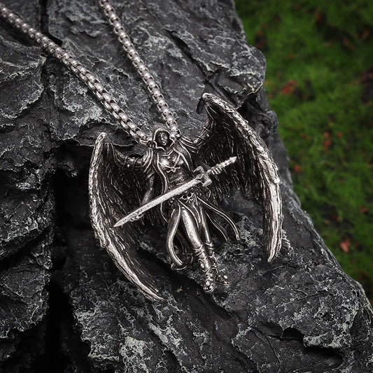 Sword & Wings Necklace