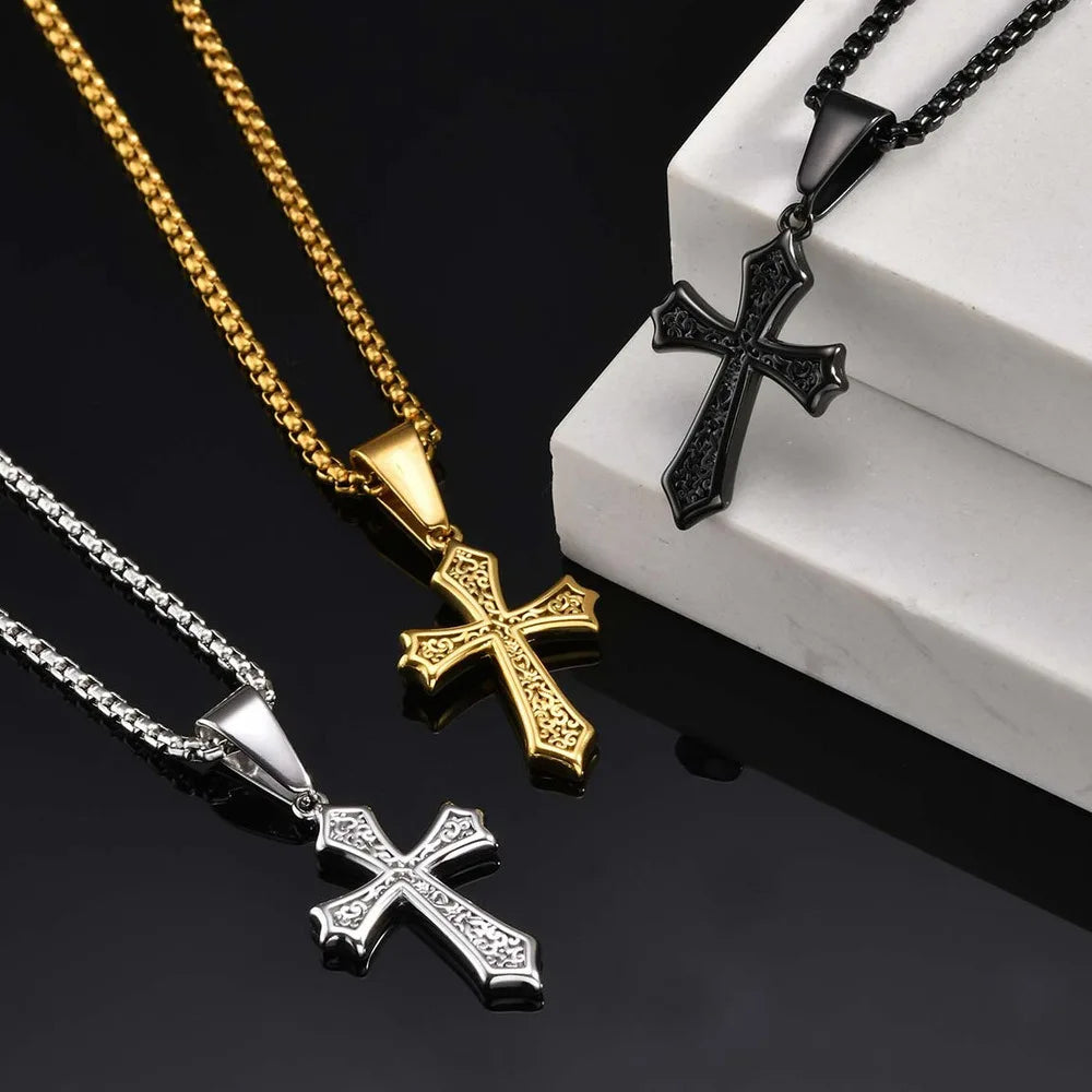 Faith Forged Cross Necklace