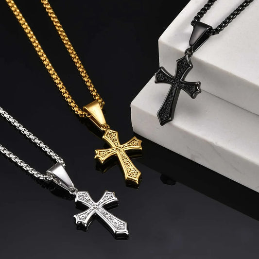 Faith Forged Cross Necklace