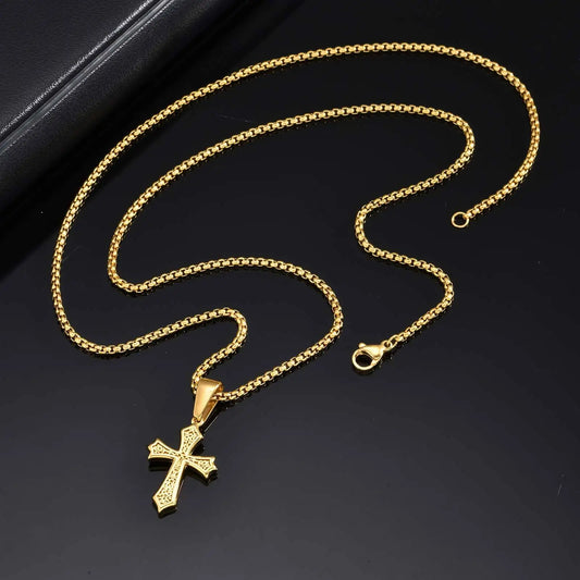 Faith Forged Cross Necklace