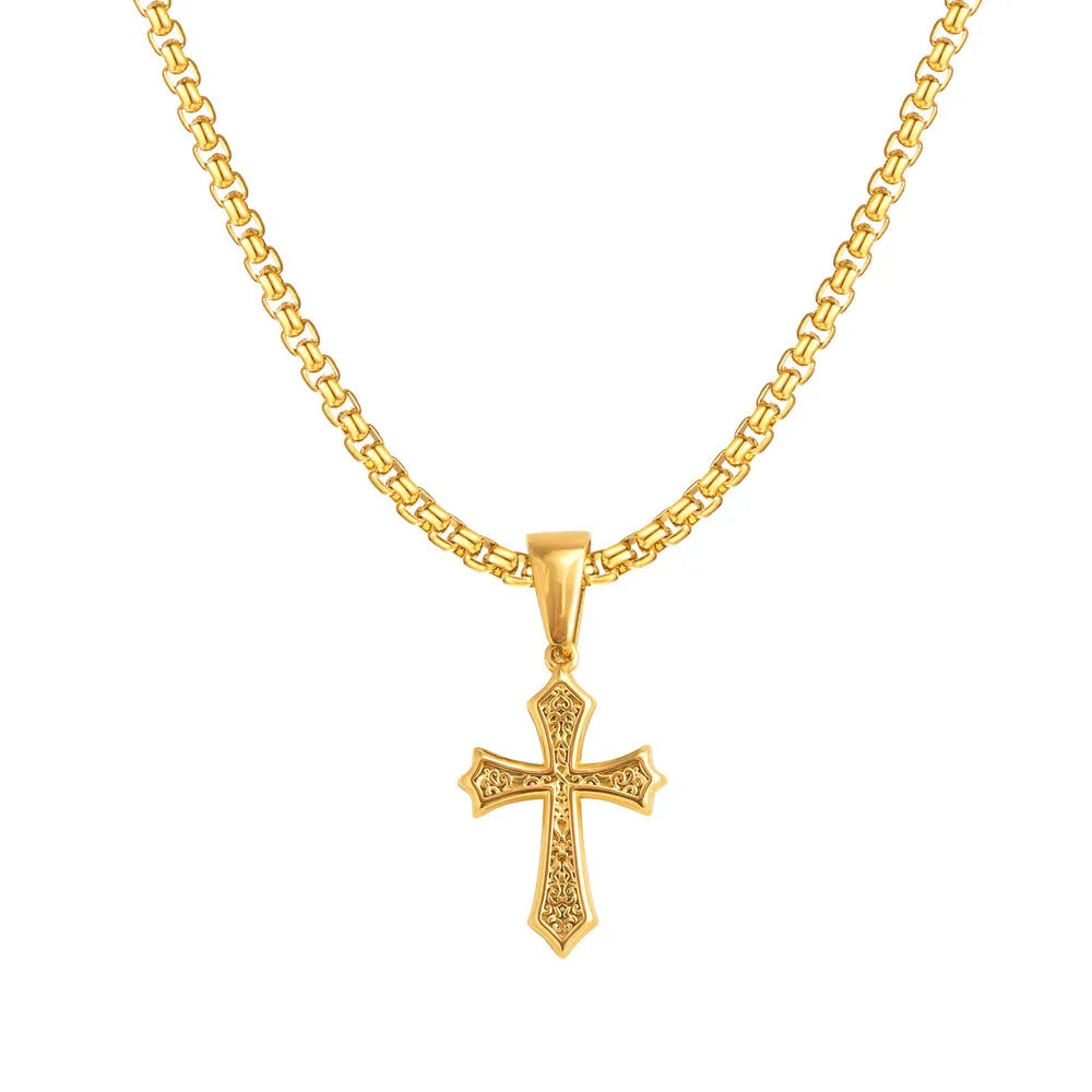 Faith Forged Cross Necklace